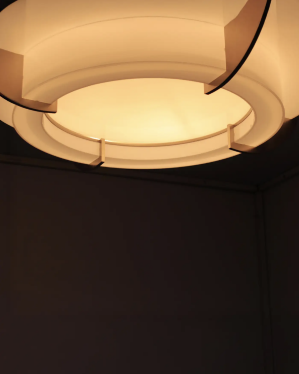 Fine French Art Deco Two-Tiered Flush Mount by Jean Perzel - Image 10